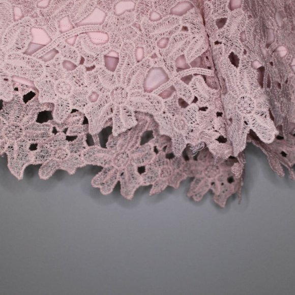 Lane Bryant Lace Overlay Pull On Shorts H10319 - Picture 4 of 7